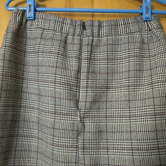 Chriselle Lim Women's Medium Houndstooth Asymmetrical Hem Skirt READ - Picture 5 of 8